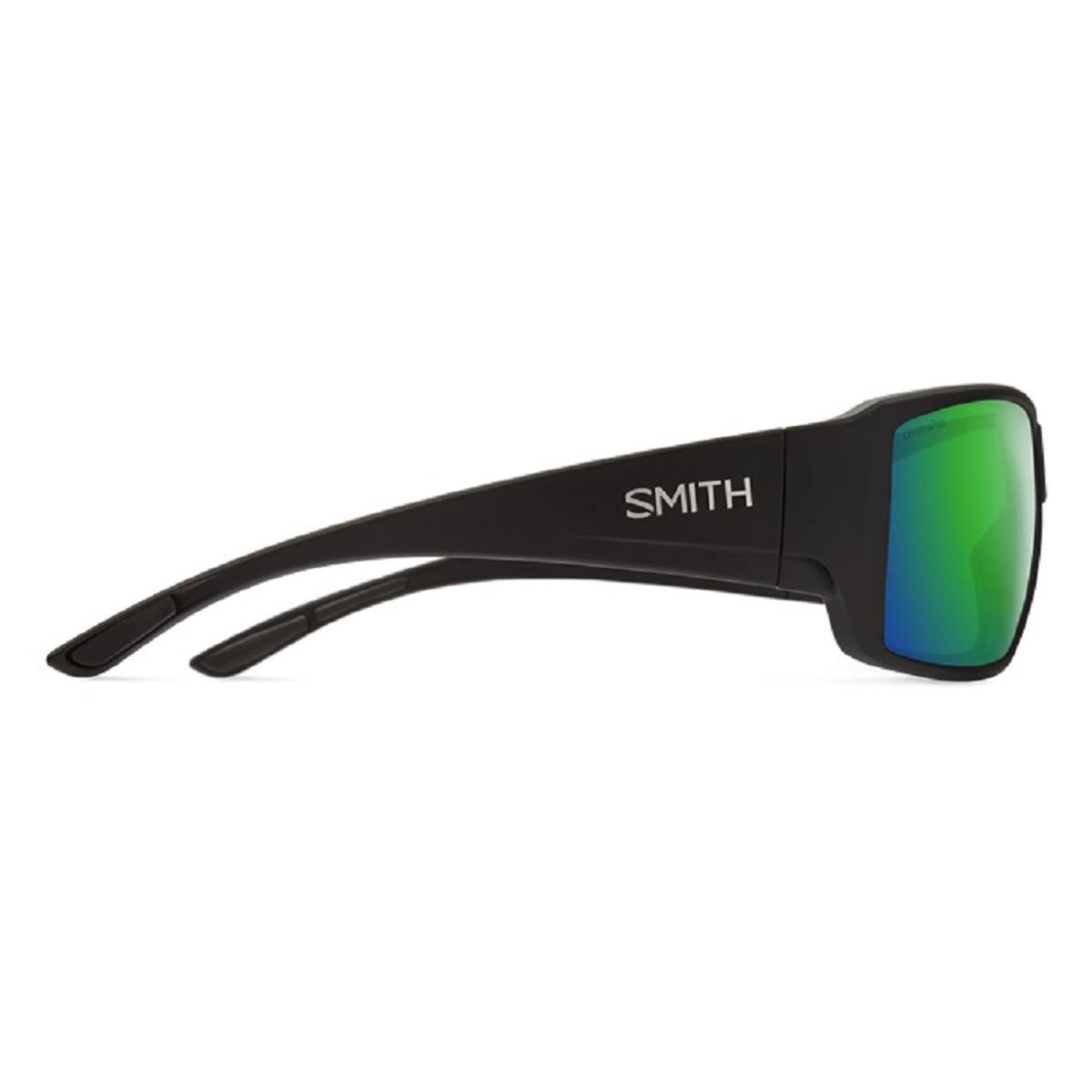 Smith Optics Guide's Choice Sunglasses ChromaPop Glass Polarized Green Mirror - Matte Black Frame Smith Optics Guide's Choice Sunglasses ChromaPop Glass Polarized Green Mirror - Matte Black Frame