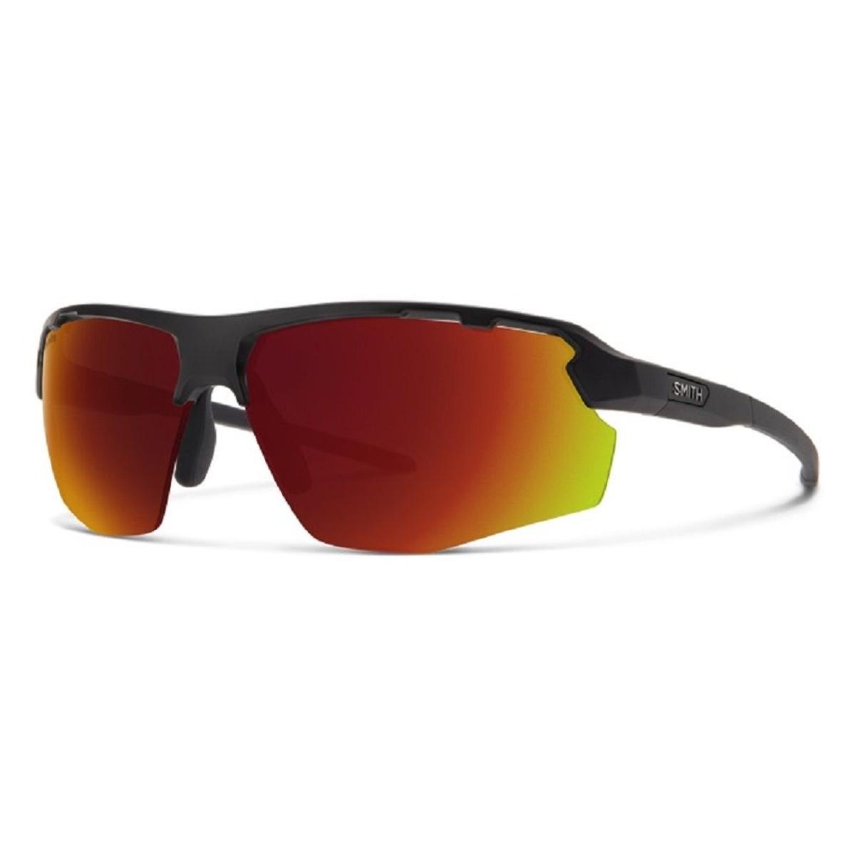 Smith Optics Resolve Sunglasses ChromaPop Red Mirror - Matte Black Frame Smith Optics Resolve Sunglasses ChromaPop Red Mirror - Matte Black Frame