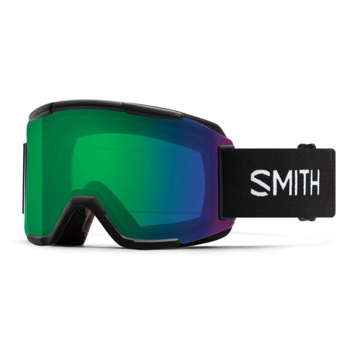 Smith Optics Squad Goggles ChromaPop Everyday Green Mirror - Black Frame Smith Optics Squad Goggles ChromaPop Everyday Green Mirror - Black Frame