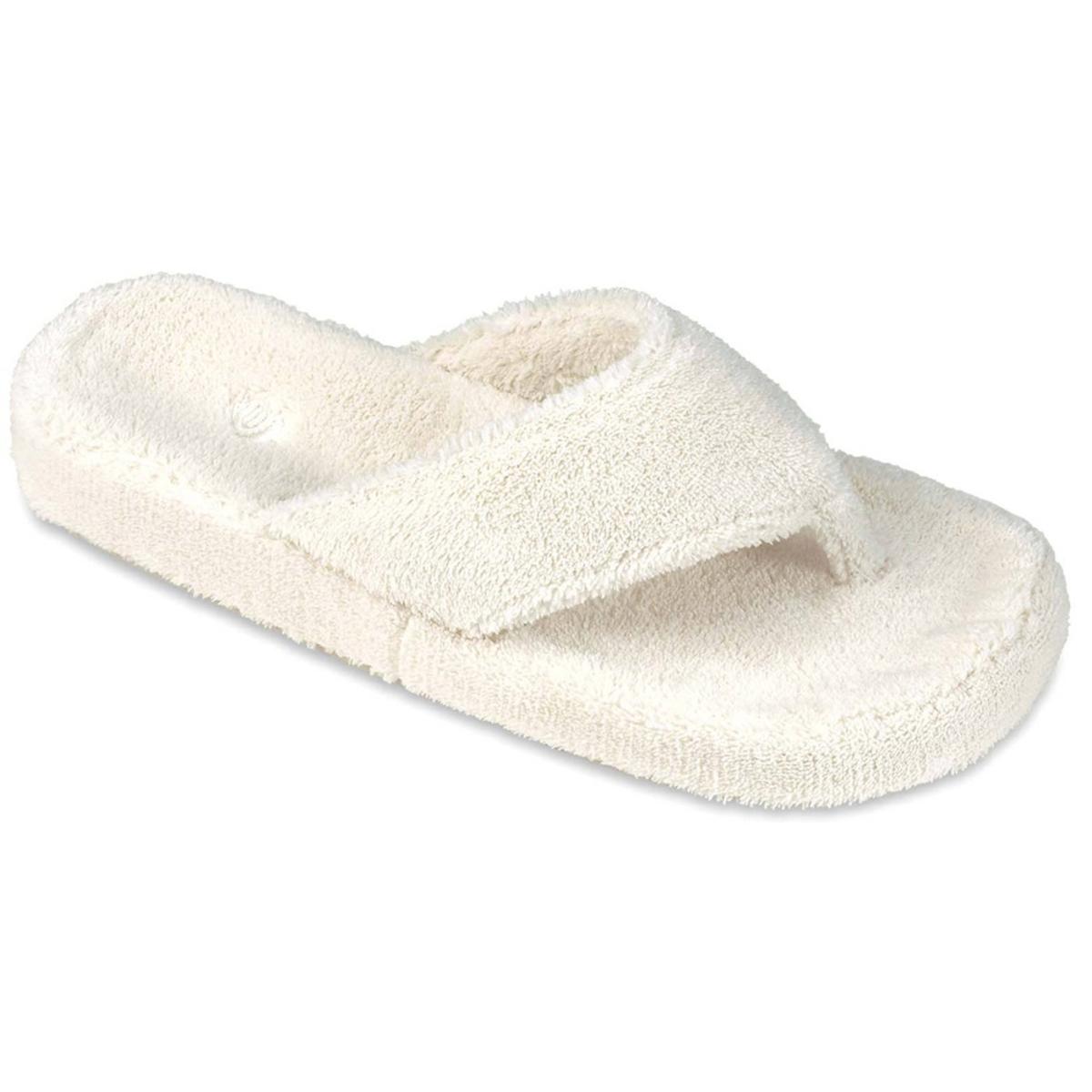 ACORN Women's Spa Thong Slippers - Natural ACORN Women's Spa Thong Slippers - Natural