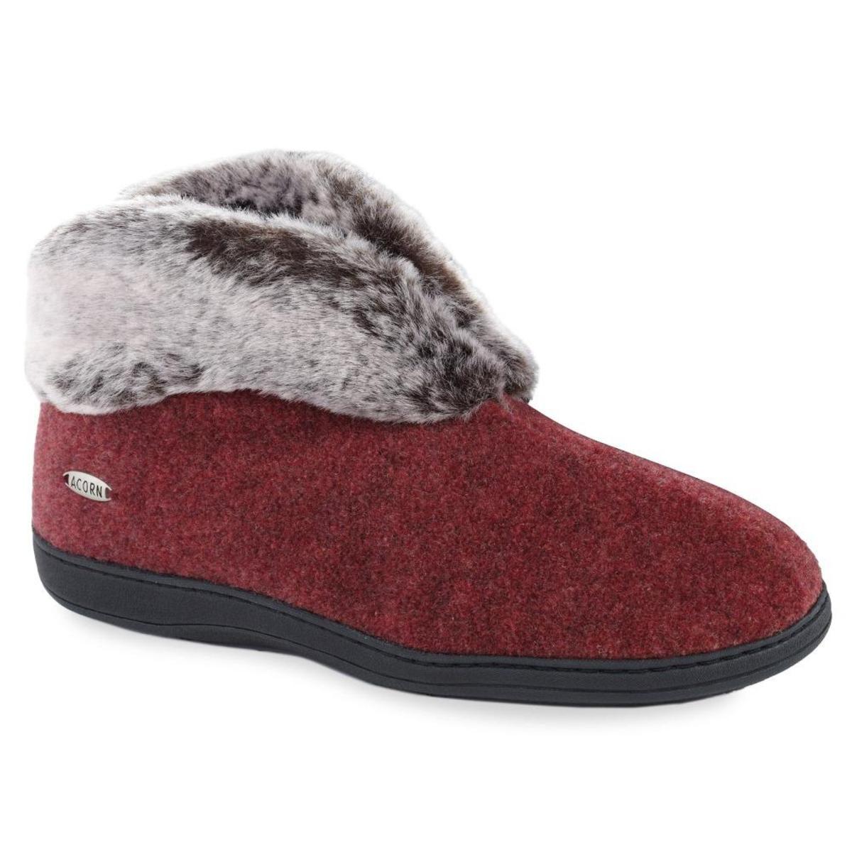 Acorn Women's Faux Fur Chinchilla Booties Acorn Women's Faux Fur Chinchilla Booties