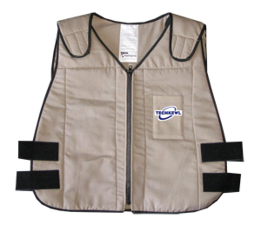 Techniche TechKewl 6626 Phase Change Cooling Vest with Inserts and Cooler - Blue