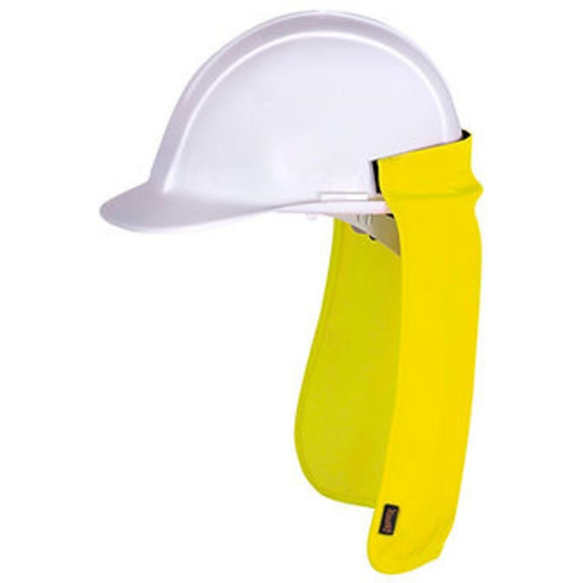 Pioneer Poly Cotton Hard Hat Sunshade - Hi-Vis Yellow/Green Pioneer Poly Cotton Hard Hat Sunshade - Hi-Vis Yellow/Green