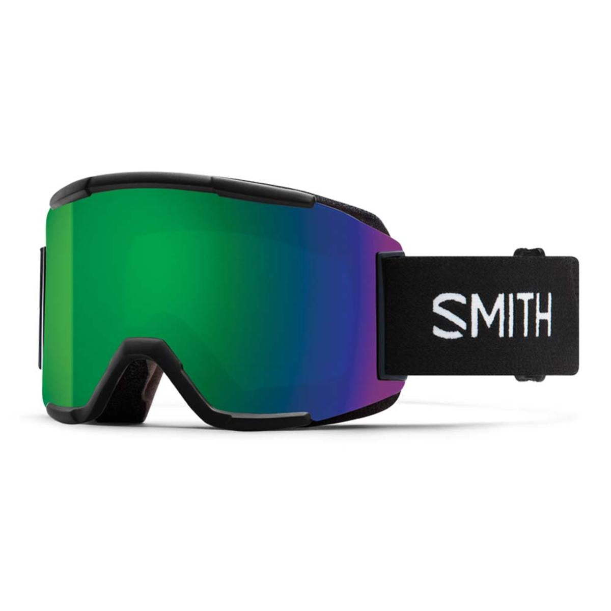 Smith Optics Squad Goggles Chromapop Sun Green Mirror - Black Frame Smith Optics Squad Goggles Chromapop Sun Green Mirror - Black Frame