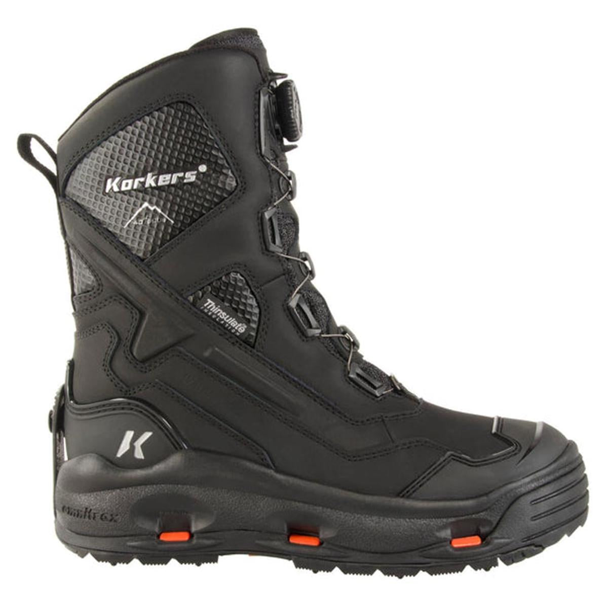 Korkers Men's Polar Vortex 600 Winter Boots with SnowTrac Sole Korkers Men's Polar Vortex 600 Winter Boots with SnowTrac Sole