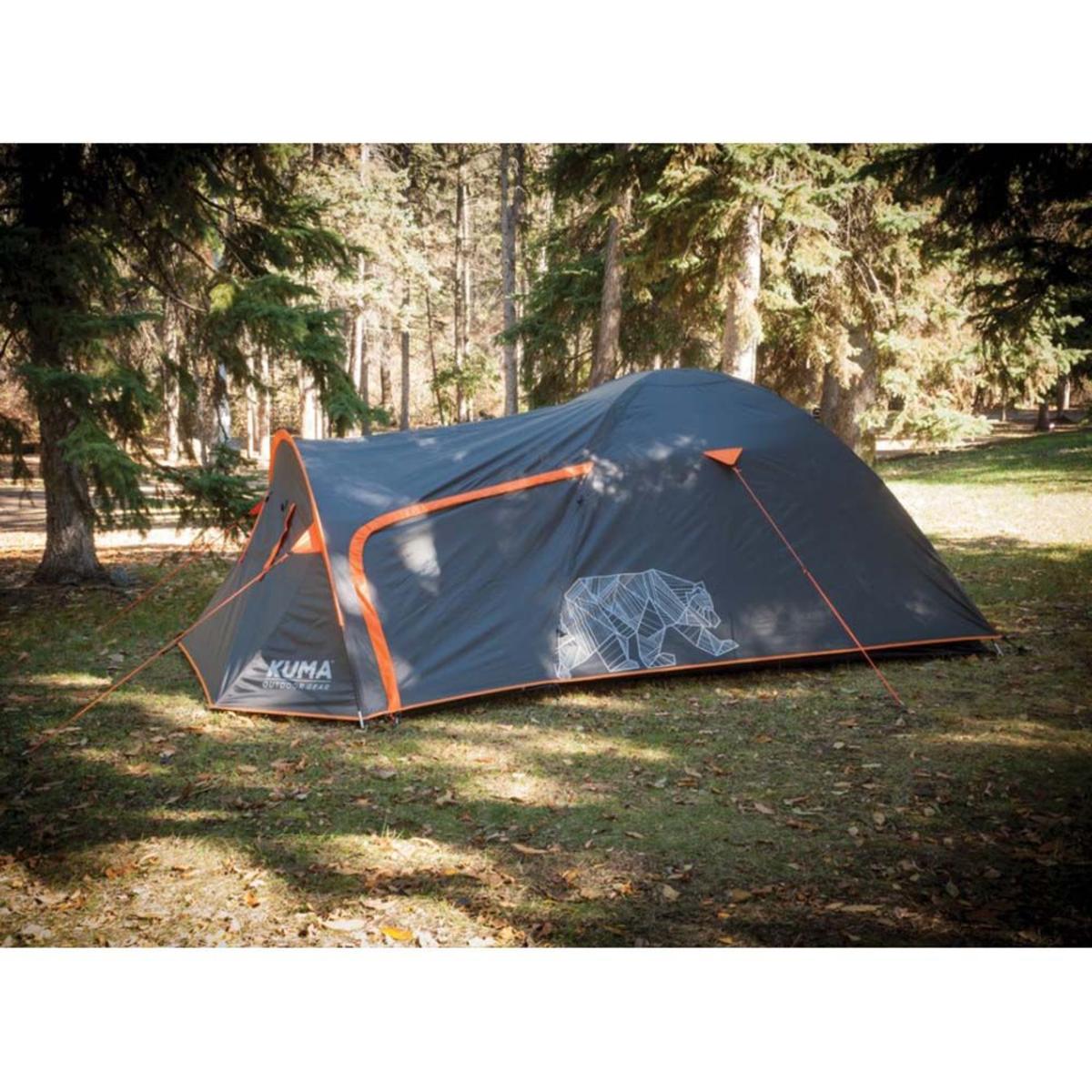 KUMA Outdoor Gear Bear Den 3 Tent - Graphite/Orange KUMA Outdoor Gear Bear Den 3 Tent - Graphite/Orange