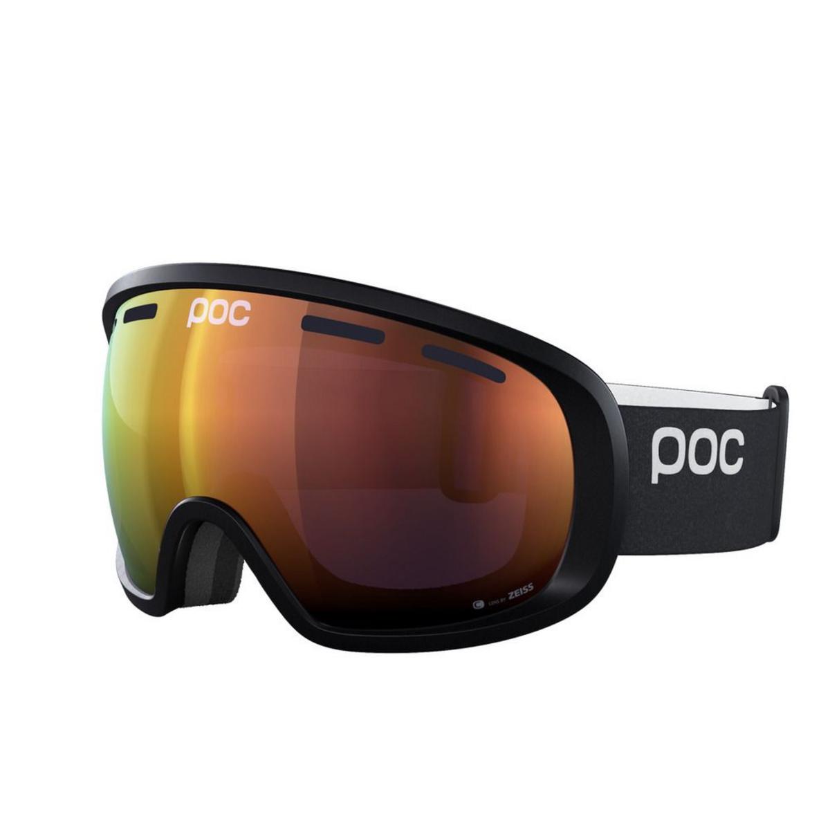 POC Fovea Ski Goggles Partly Sunny Orange Lens - Uranium Black Frame POC Fovea Ski Goggles Partly Sunny Orange Lens - Uranium Black Frame