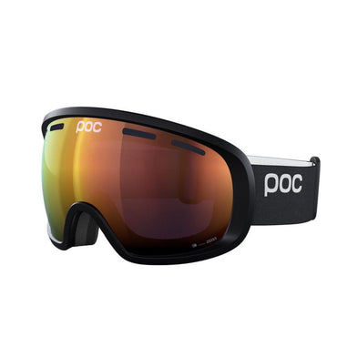 POC Fovea Ski Goggles Partly Sunny Orange Lens - Uranium Black Frame
