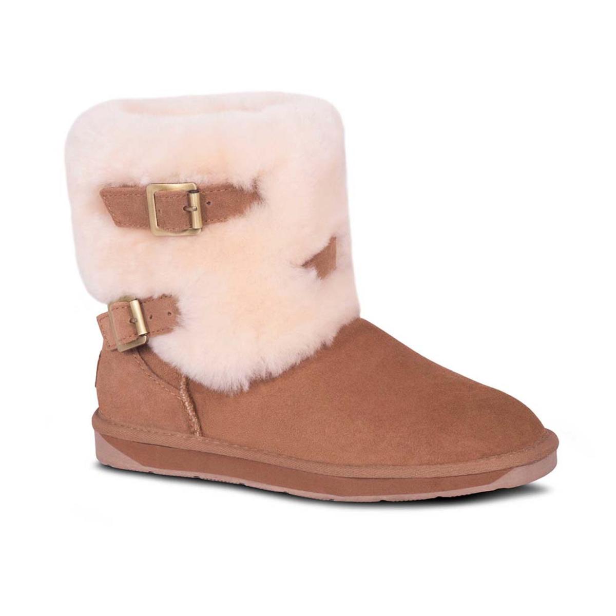 Cloud Nine Sheepskin Ladies Two Buckle Sheepskin Boots (Grey 8) Cloud Nine Sheepskin Ladies Two Buckle Sheepskin Boots (Grey 8)