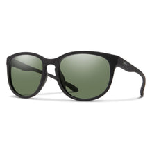 Smith Optics Lake Shasta Sunglasses ChromaPop Polarized Gray Green - Matte Black Frame