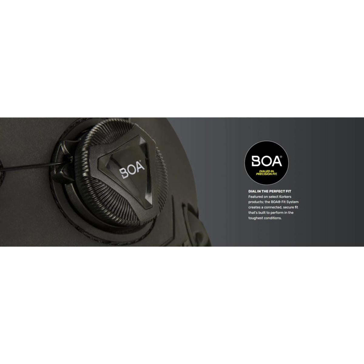 Korkers Men's IceJack Pro Safety Winter Work Boots with Ninety Degree Sole Korkers Men's IceJack Pro Safety Winter Work Boots with Ninety Degree Sole