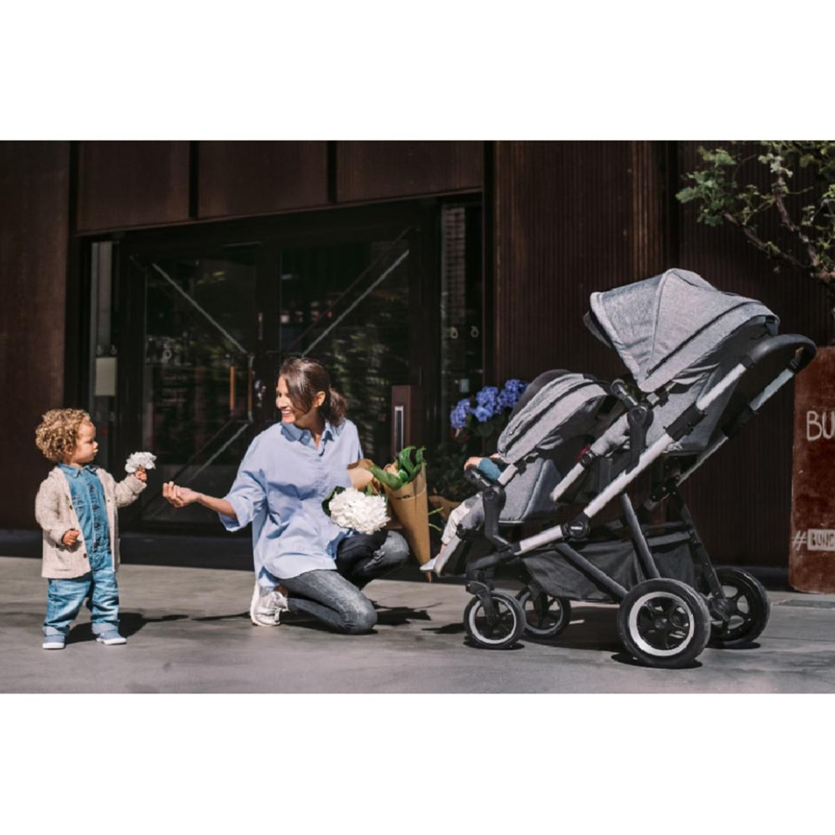 Thule Sleek City Stroller - Gray Melange/Black Thule Sleek City Stroller - Gray Melange/Black