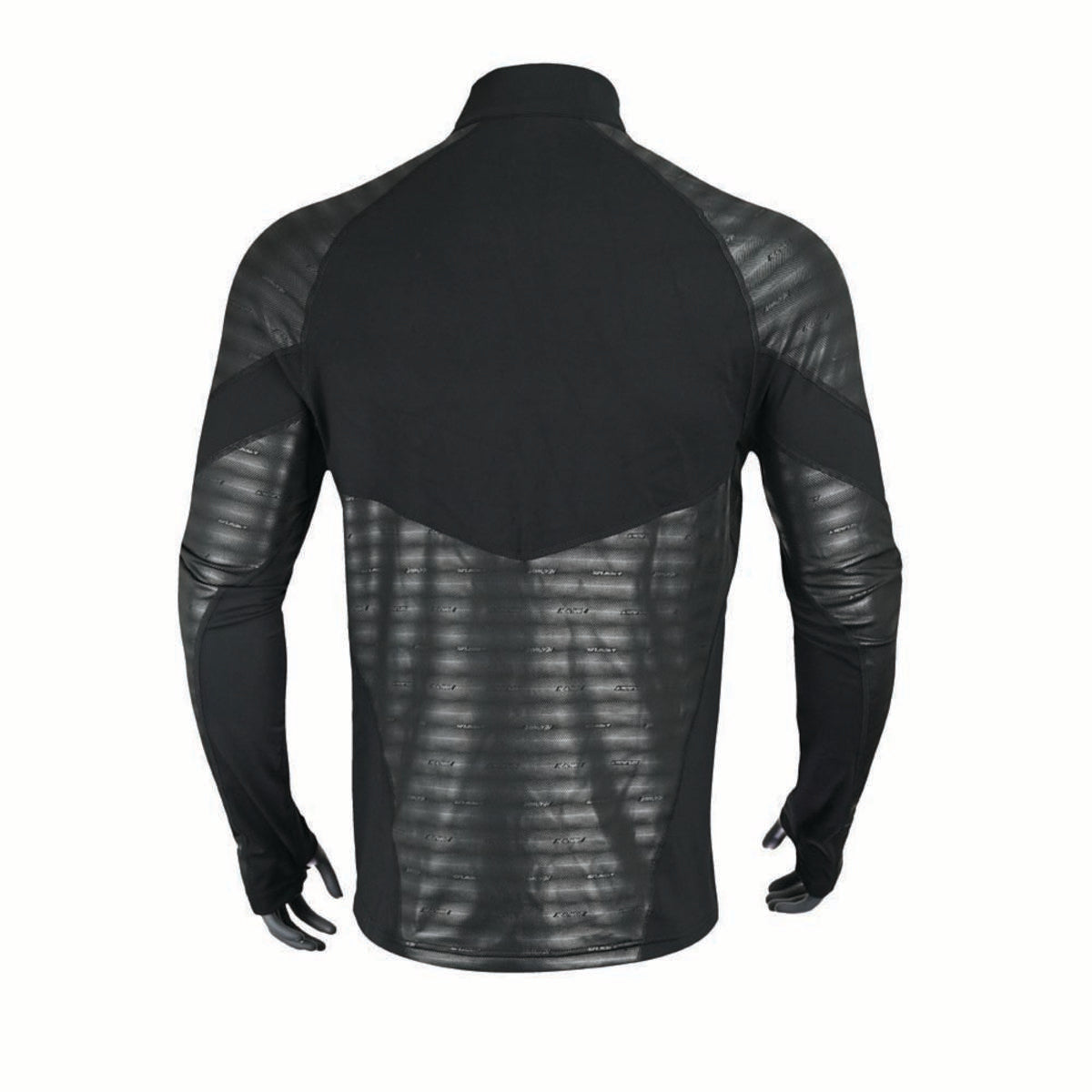 Seirus Men's Heatwave Mapped Long Sleeve 1/4 Zip Mock Top Seirus Men's Heatwave Mapped Long Sleeve 1/4 Zip Mock Top