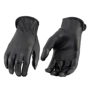 Milwaukee Leather Women's Cool-Tec Leather Motorcycle Rider Unlined Gloves with Sinch Wrist Closure