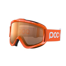 POC POCito Iris Kid's Ski Goggles Partly Sunny Light Orange Lens - Fluorescent Orange Frame