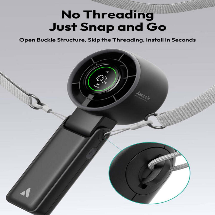 Aecooly Portable Handheld Fan Halo 02