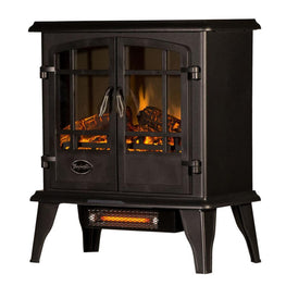 World Marketing Comfort Glow The Keystone Infrared Quartz Electric Stove - Black