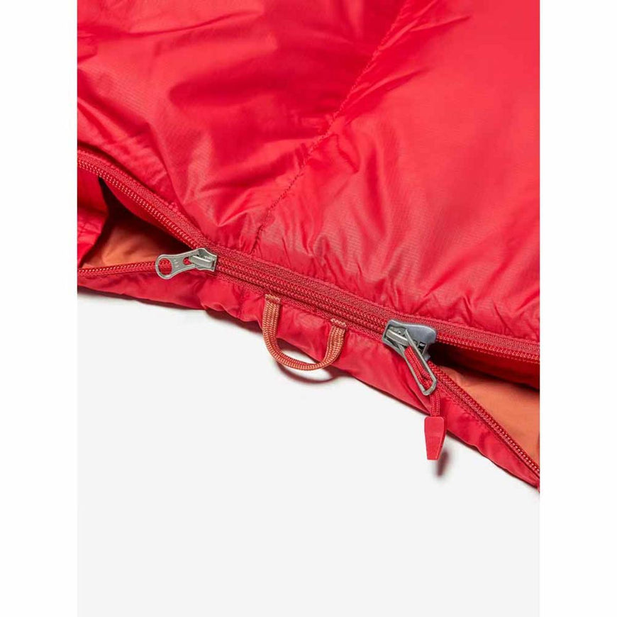 Marmot Lost Coast 40 Left Zipper Long Sleeping Bag - Team Red/Auburn