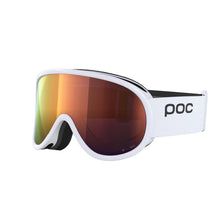 POC Retina Ski Goggles Partly Sunny Orange Lens - Hydrogen White Frame