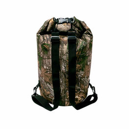 Geckobrands 30L Dry Bag Waterproof Cooler with Straps - Realtree Edge Camo