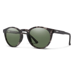 Smith Optics Westward Sunglasses ChromaPop Polarized Gray Green - Matte Gray Tortoise Frame