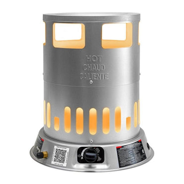 World Marketing 50-80,000 BTU Propane (LP) Convection Heater - Silver