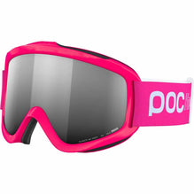 POC POCito Iris Kid's Ski Goggles Partly Sunny Silver Lens - Fluorescent Pink Frame