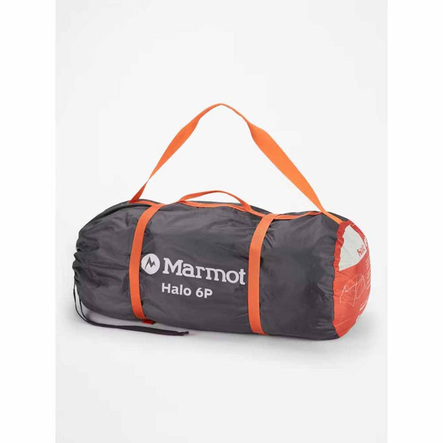 Marmot Halo 6-Person Tent - Tangelo/Rusted Orange