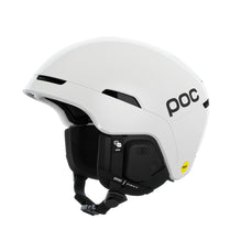 POC Obex MIPS Communication Helmet - Hydrogen White/Fluorescent Orange AVIP