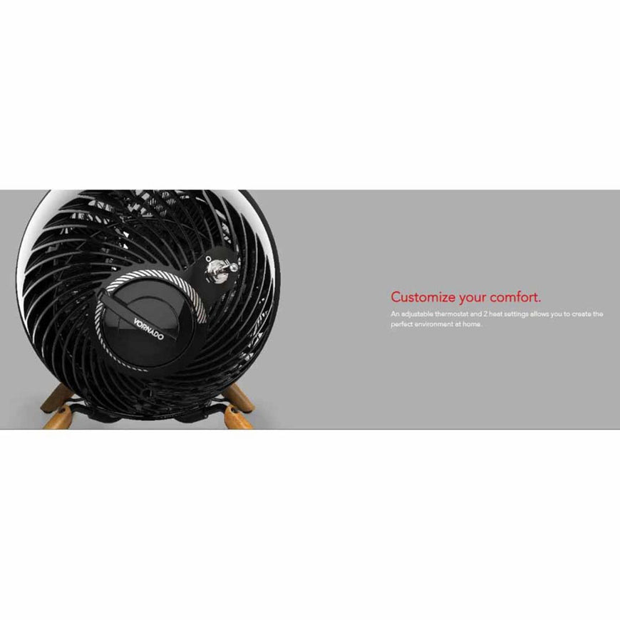 Vornado Glide Heat Whole Room Heater - Black