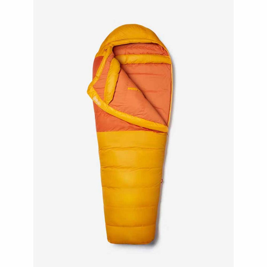 Marmot Lost Coast 5 Left Zipper Short Sleeping Bag - Golden Sun/Tangelo