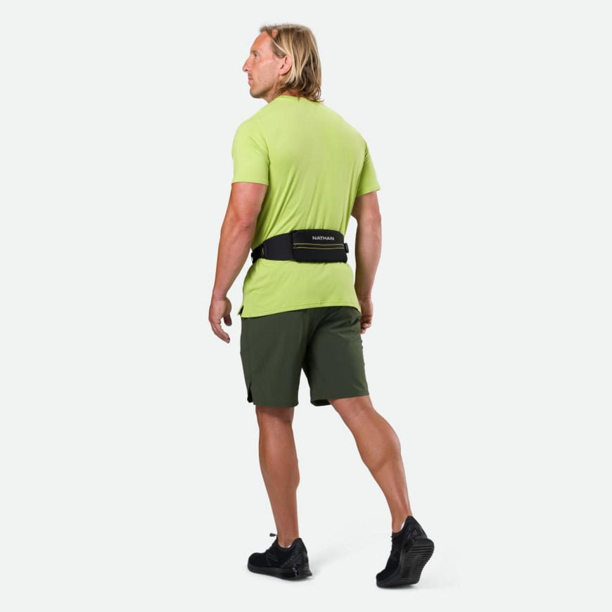 Nathan Laser Light 5K Belt RX - Black/High Vis Yellow