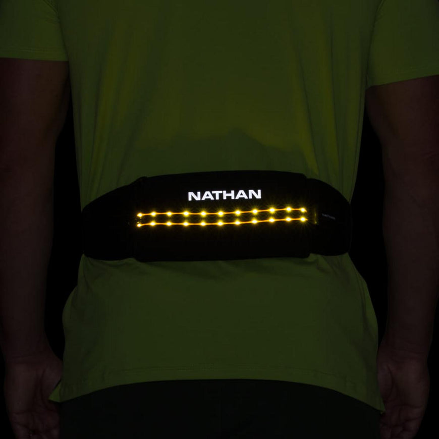 Nathan Laser Light 5K Belt RX - Black/High Vis Yellow