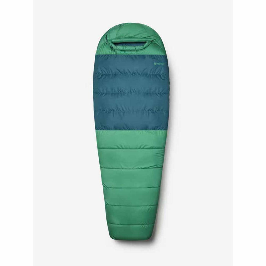 Marmot Lost Coast 30 Left Zipper Long Sleeping Bag - Clover/Dark Jungle