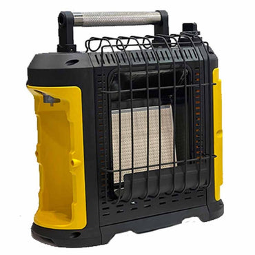 World Marketing 10,000 BTU Portable Propane Heater - Black/Yellow