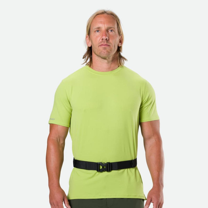 Nathan Laser Light 5K Belt RX - Black/High Vis Yellow