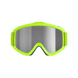 POC POCito Iris Kid's Ski Goggles Partly Sunny Silver Lens - Fluorescent Yellow/Green Frame