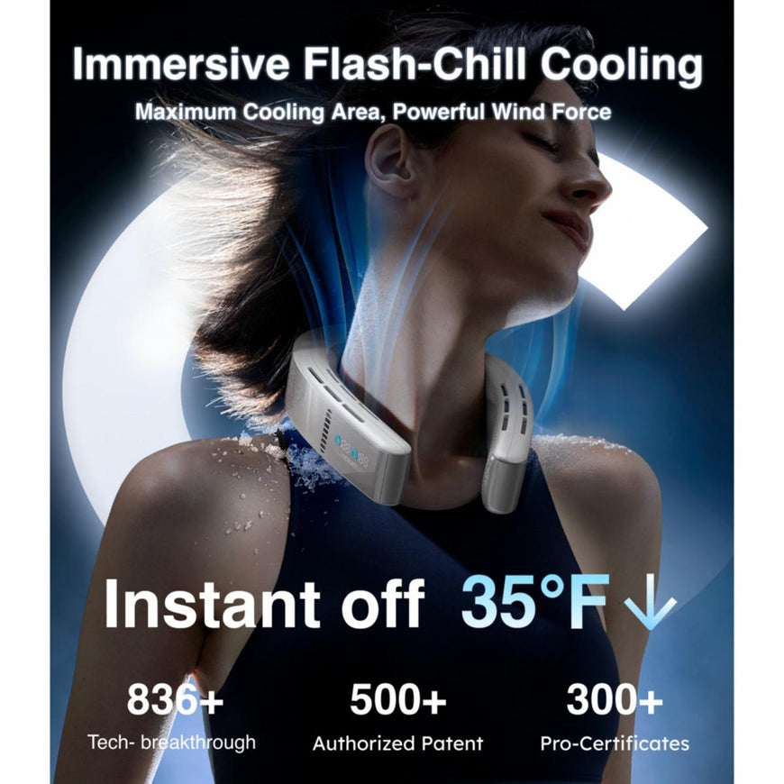 Torras Wearable Air Conditioner Coolify Cyber - Black