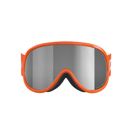 POC POCito Retina Kid's Ski Goggles Partly Sunny Silver Lens - Fluorescent Orange Frame