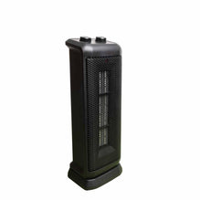 World Marketing Comfort Glow 18" Oscillating Ceramic Tower Heater - Black