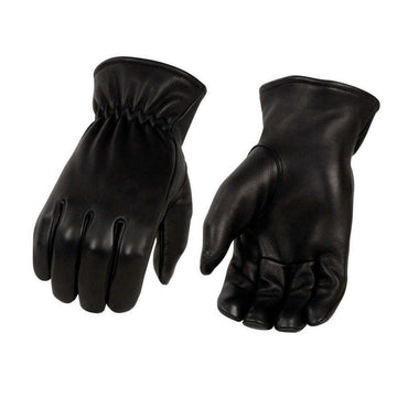 Milwaukee Leather Men's Cool-Tec Leather Motorcycle Rider Unlined Gloves with Sinch Wrist Closure