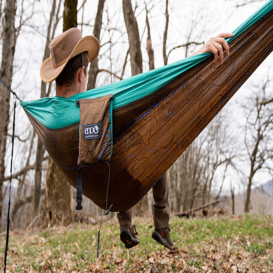 Eagles Nest Outfitters ATC DoubleNest Hammock Print - Emerald