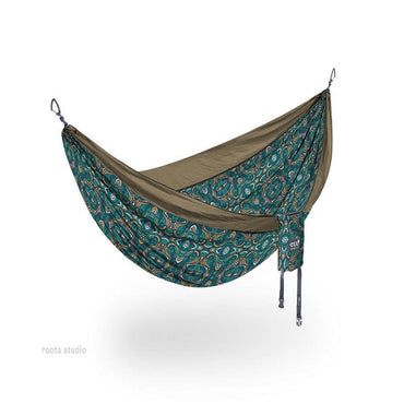 Eagles Nest Outfitters Roots Studio DoubleNest Hammock Print - Khaki