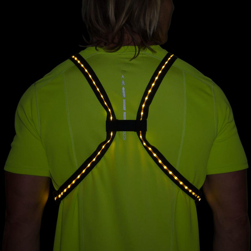 Nathan Laser Light Web Vest RX - Black/High Vis Yellow