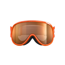 POC POCito Retina Kid's Ski Goggles Partly Sunny Light Orange Lens - Fluorescent Orange Frame