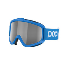 POC POCito Iris Kid's Ski Goggles Partly Sunny Silver Lens - Fluorescent Blue Frame