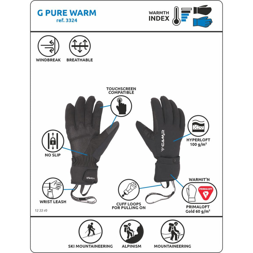 Camp G Pure Warm Winter Gloves