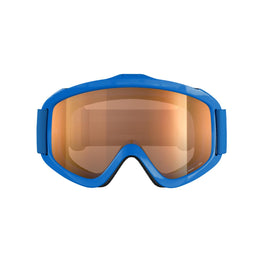 POC POCito Iris Kid's Ski Goggles Partly Sunny Light Orange Lens - Fluorescent Blue Frame