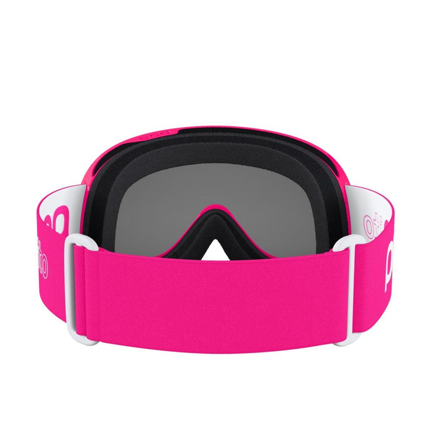 POC POCito Retina Kid's Ski Goggles Partly Sunny Silver Lens - Fluorescent Pink Frame