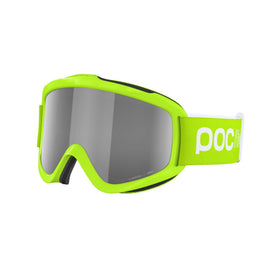 POC POCito Iris Kid's Ski Goggles Partly Sunny Silver Lens - Fluorescent Yellow/Green Frame